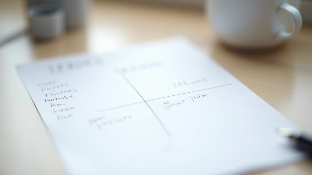 Priority matrix and decision making